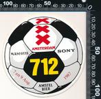 Sticker: 712 - Internationaal Voetbaltournooi Amsterdam 1987, Verzamelen, Stickers, Sport, Ophalen of Verzenden