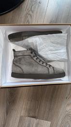 Christian Louboutin Smoky Grey High-Top suede maat 44, Kleding | Heren, Schoenen, Christian Louboutin, Overige kleuren, Ophalen of Verzenden