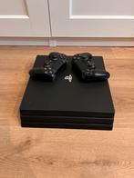 Ps4 pro, Spelcomputers en Games, Spelcomputers | Sony PlayStation 4, Ophalen, Met 2 controllers, Zo goed als nieuw, 1 TB