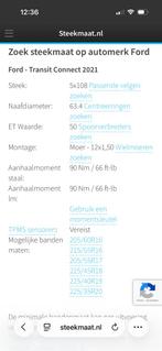 Set winterbanden Ford Transit Connect., Ophalen of Verzenden, Nieuw