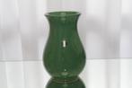 Groene vaas van Royal Delfts, Ophalen, Aardewerk of Porselein, Zo goed als nieuw, Minder dan 50 cm