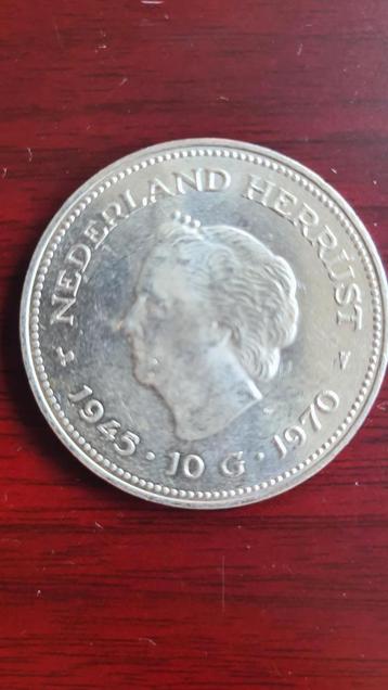 10 x Zilveren tientje Nederland herrijst 1945 - 1970 beschikbaar voor biedingen