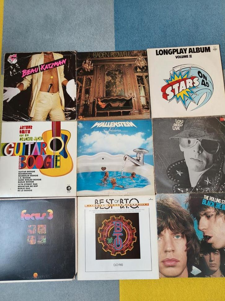 lp's vinyl verzameling, Cd's en Dvd's, Vinyl | Rock, Gebruikt, Poprock, 12 inch, Ophalen of Verzenden