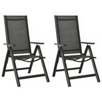 Tuinstoelen 2 st inklapbaar textileen €149, Ophalen of Verzenden, Nieuw