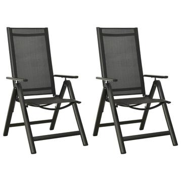 Tuinstoelen 2 st inklapbaar textileen €149 beschikbaar voor biedingen