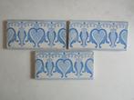 17 stuks mooie antieke randtegels, Antiek en Kunst, Ophalen of Verzenden