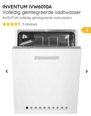 Iventum inbouw vaatwasser, Wegens overlijden 5 mnd oud. beschikbaar voor biedingen