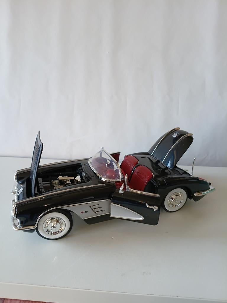 Chevrolet Corvette 1958 Motormax, Ophalen of Verzenden, Nieuw, Auto, Motormax