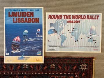 2 posters 1998 zeil race ralley IJmuiden Lissabon Correct