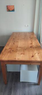 Eettafel, Huis en Inrichting, Tafels | Eettafels, Ophalen, Gebruikt, 50 tot 100 cm, Vijf personen of meer