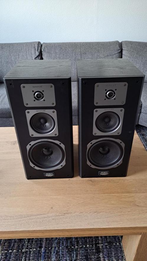Quadral Merin MK2 Phonologue Gold series, Audio, Tv en Foto, Luidsprekers, Zo goed als nieuw, Front, Rear of Stereo speakers, 120 watt of meer