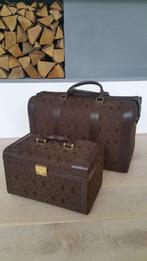 2 x Vintage Ferrari koffers Cavallino Print Collectors, Sieraden, Tassen en Uiterlijk, Koffers, Ophalen of Verzenden, Gebruikt