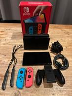 Nintendo Switch OLED + Extra Dock + Pro Contr + Games + Hoes, Spelcomputers en Games, Ophalen, Overige genres, 1 speler, Zo goed als nieuw