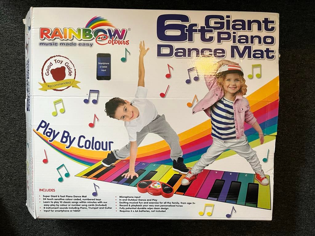 Dansmat, reuze pianodansmat, Ophalen of Verzenden, Zo goed als nieuw