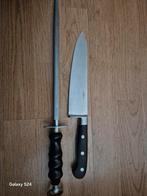 Aanzetstaal koksmes slagers mes, Ophalen of Verzenden, Zo goed als nieuw