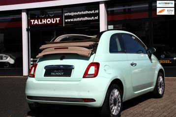 Fiat 500 C 1.2 Lounge - MINTGROEN, CABRIO, NAVIGATIE, LED, 4 beschikbaar voor biedingen