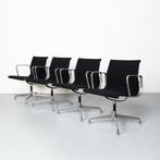 Vintage Charles & Ray Eames (EA 108) Bureaustoelen, Set of 4, Ophalen, Gebruikt, Zwart, Bureaustoel
