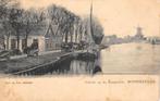 Monnikendam Gezicht op de Zaagmolen Boerenkar Schip, Ophalen of Verzenden, Voor 1920, Ongelopen, Noord-Holland