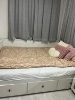 HEMNES Bedbank, 180 cm of meer, Ophalen, Lattenbodem, 100 cm of meer