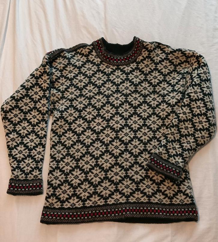 Handgebreid wollen trui mt L voor buiten/ als overtrui, Kleding | Dames, Truien en Vesten, Zo goed als nieuw, Ophalen of Verzenden