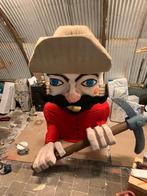 Pop Mijnwerker - Carnaval / Decoratie, Ophalen of Verzenden, Gebruikt, Feestartikel, Carnaval