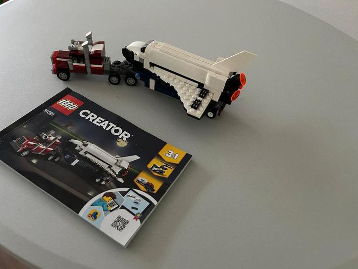 LEGO Creator Spaceshuttle Transport 31091, Kinderen en Baby's, Speelgoed | Duplo en Lego, Zo goed als nieuw, Lego, Complete set