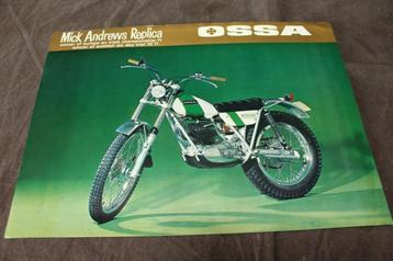 OSSA Mick Andrews replica 1971 verkoop folder flyer beschikbaar voor biedingen