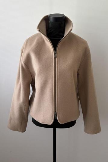 NIEUW! Massimo Dutti wol mix vest jas jack camel XS beschikbaar voor biedingen