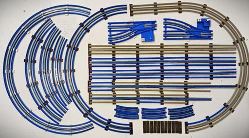 LEGO 12V trafo treinset met veel rails, Hobby en Vrije tijd, Modeltreinen | Overige schalen, Gebruikt, Treinset, Gelijkstroom