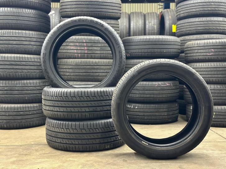 4x 225-45-18 Continental zomerbanden 7mm €320 all inclusief, Auto-onderdelen, Banden en Velgen, Band(en), Zomerbanden, Ophalen