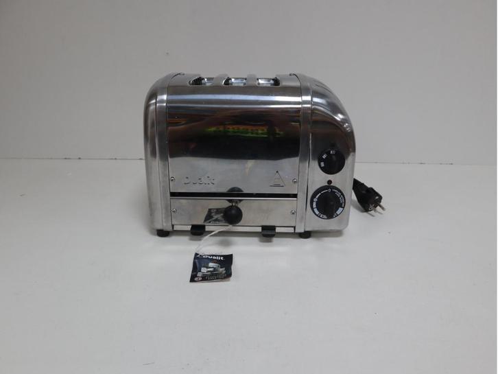 Dualit DU31226 Combi RVS Broodrooster, Witgoed en Apparatuur, Broodroosters, Gebruikt, Verzenden