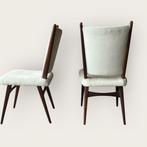 2 Deense Teak Eetkamerstoelen Jaren 60 Mid Century, Pastoe Scandinavie, Gebruikt, Twee, Huysmans