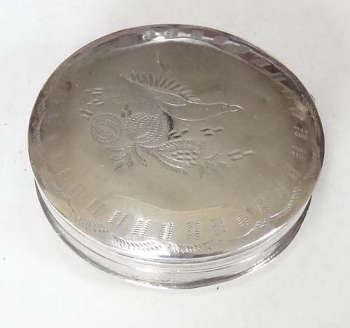 Pillendoosje, Hollands antiek, zilver. 65,00 euro., Antiek en Kunst, Antiek | Goud en Zilver, Zilver, Verzenden