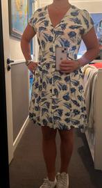 King Louie Jurkje met boot print, Maat 38/40 (M), Blauw, Ophalen of Verzenden, Zo goed als nieuw