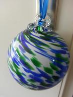 Murano heksenbol / heksenbal blauw groen, Antiek en Kunst, Kunst | Designobjecten, Ophalen of Verzenden