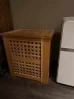 Houten wasmand, Ophalen, Zo goed als nieuw, Bruin