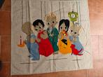 Handgemaakt Wandkleed met Kinderen. Vintage., Ophalen of Verzenden, Nieuw