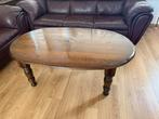 Eiken salontafel ovaal, Huis en Inrichting, Tafels | Salontafels, Verzenden, 50 tot 100 cm, Zo goed als nieuw, Minder dan 50 cm