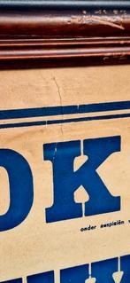 Authentieke boks poster, boks affiche van wedstrijden 1952👊, Ophalen, Gebruikt, Overige, .