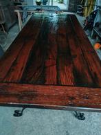 Te Koop nieuw,Tuintafel Merbau in jachtlak, Huis en Inrichting, Vijf personen of meer, Rechthoekig, Nieuw, 200 cm of meer