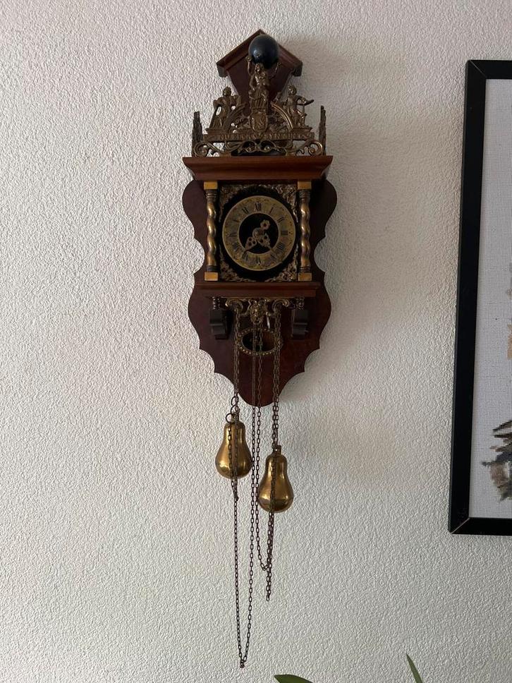 Antieke Wandklok met Slagwerk, Antiek en Kunst, Antiek | Klokken, Ophalen