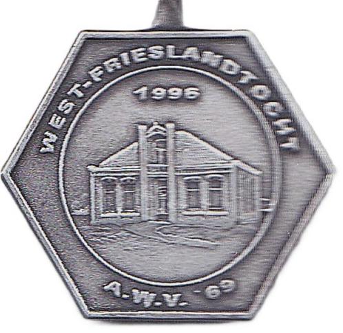 WEST - FRIESLANDTOCHT 1996, Postzegels en Munten, Penningen en Medailles, Overige materialen, Verzenden