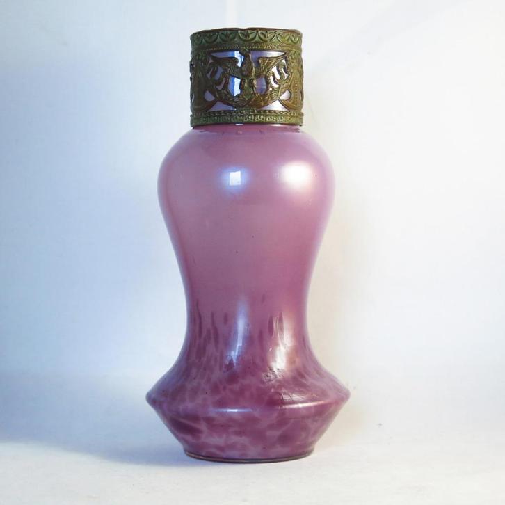 Boheems glazen vaas Carl Stölzle, Suchenthal., Antiek en Kunst, Antiek | Glas en Kristal, Ophalen of Verzenden