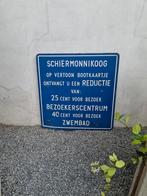 Schiermonnikoog Vintage Bord - Korting met Bootkaartje, Antiek en Kunst, Ophalen