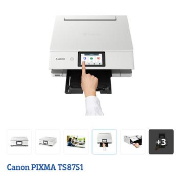 Canon PIXMA TS8751 Witte All-in-One Printer beschikbaar voor biedingen
