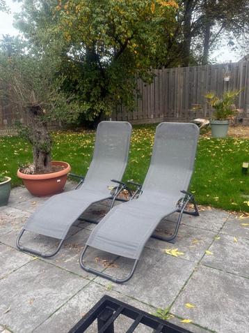 Inklapbare ligstoelen - Zo goed als nieuw! beschikbaar voor biedingen