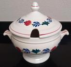 boerenbont soepterrine met dichte oortjes, Overige typen, Ophalen of Verzenden, Zo goed als nieuw, Aardewerk