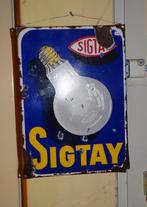 klein emaillen reclamebord emaille bord sigtay, Ophalen