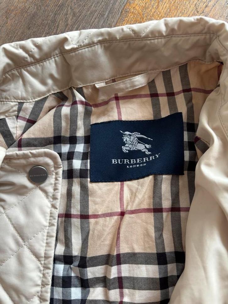 Burberry Zomerjas sand met ruit gevoerd maat 40 gestept, Kleding | Dames, Jassen | Zomer, Zo goed als nieuw, Maat 38/40 (M), Beige