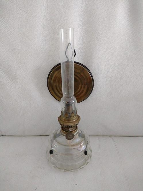 Vintage Olie Wandlamp, Antiek en Kunst, Antiek | Lampen, Ophalen